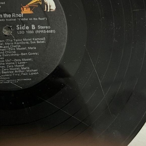 ZERO MOSTEL FIDDLER ON THE ROOF VINYL RECORD - Picture 7 of 7